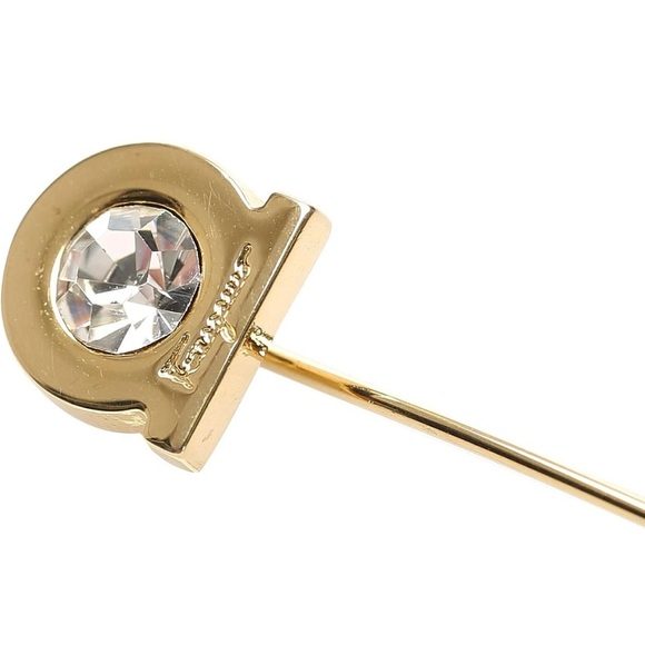 Ferragamo Crystal Lapel Pin - Picture 3 of 4